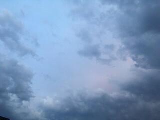 approaching stormy evening