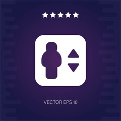 elevator vector icon