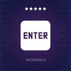 enter vector icon