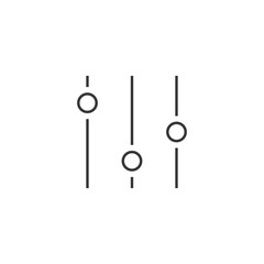 Logo of music. For a modern business company. Vector illustration
