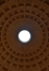 The ceiling of the Pantheon, Rome
