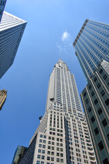 Fototapeta na wymiar Empire State building from the ground