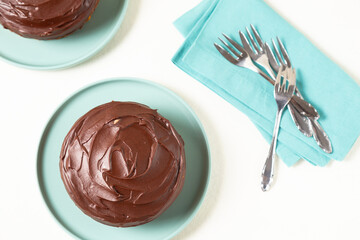 melted chocolate on white background
