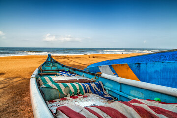 Beautiful calangute Beach of Goa, Famous tourist destination, Goa, India