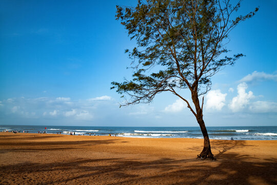 Beautiful calangute Beach of Goa, Famous tourist destination, Goa, India