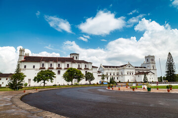 Convent and Church of St. Francis of Assisi - Roman Catholic church situated in main square of Old Goa. India.