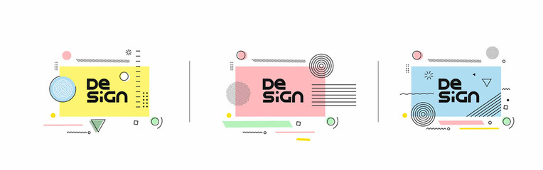 Abstract flat linear promotion dynamic geometric motion shapes. Pattern for cover design, poster, banner, card, greeting, business, decoration.