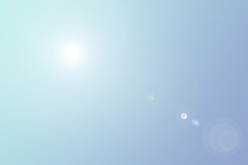 Obraz premium abstract blue light sunny sky