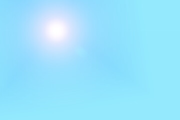 abstract blue light sunny sky