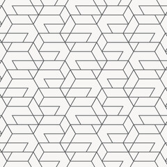 Obraz na płótnie Canvas geometric vector pattern, repeating linear triangle, square diamond shape, arrow shape ,rhombus and nodes.graphic clean design for fabric, event, wallpaper etc. pattern is on swatches panel.
