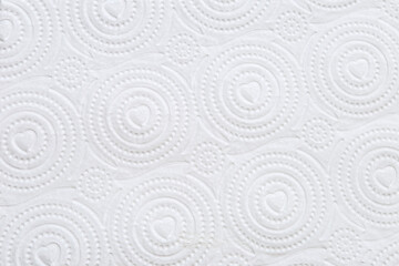 Fototapeta na wymiar White paper towel texture background, empty white pattern paper background