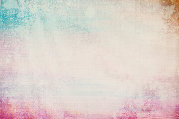 Pastel colored canvas background or texture