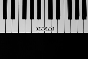 Fototapeta premium piano keys background