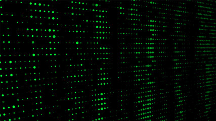 Matrix abstract glitch green background. Abstract green vector illustration.