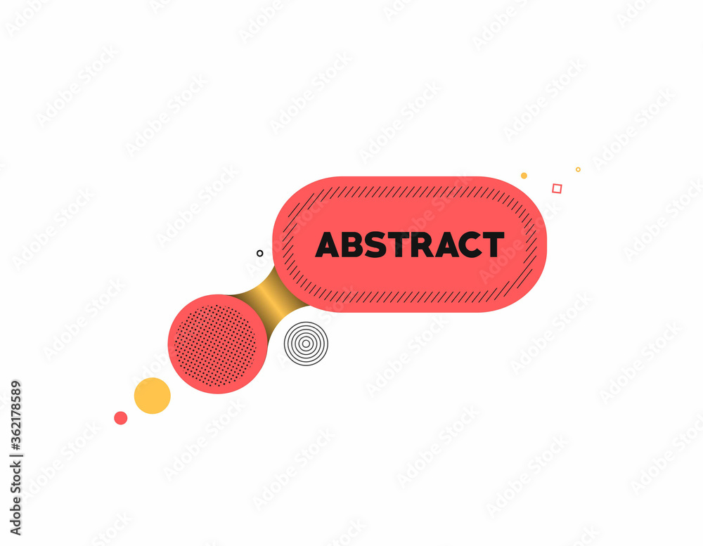 Wall mural abstract multicolored design with space of your text. vector illustration.