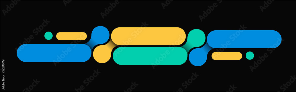 Canvas Prints vector multicolored bars with space of your text. vector illustration.