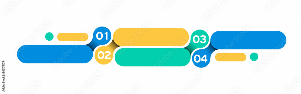 Canvas Prints vector multicolored bars with space of your text. vector illustration.
