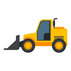 Fototapeta premium heavy equipment logo isolated on white background. vector illustration