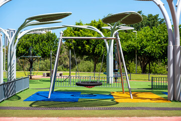 city public playground for games