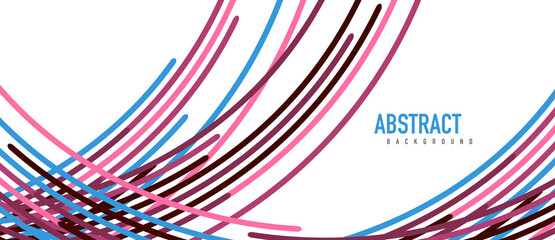 Аbstract moving colorful lines vector backgrounds for cover, placard, poster, banner or flyer