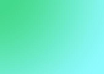 Gradient green and blue, gradation background image.