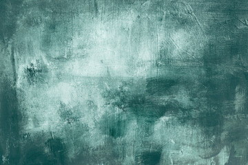 blue grungy painting background or texture
