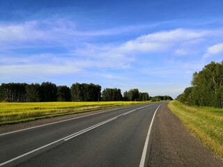 road in the field