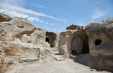 The ancient cave city of Uplistsikhe, Georgia