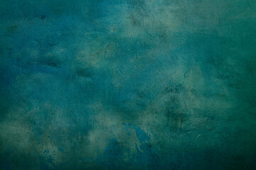 Fototapeta na wymiar Blue abstract canvas background or texture