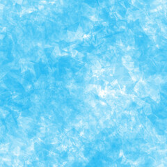 Seamless pattern with transparent rough chaotic blue elements for web design