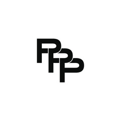 ppp letter original monogram logo design