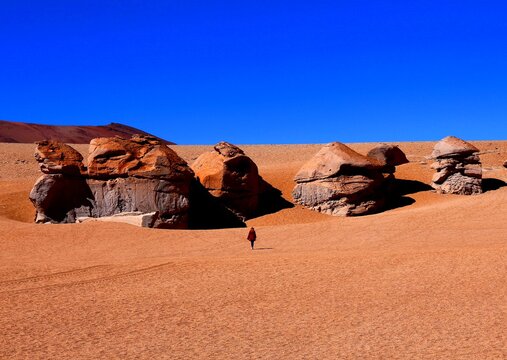 Siloli Desert in Bolivia