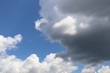 blue sky with clouds