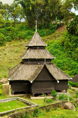 WEST SUMATERA, INDONESIA -JUNE 8, 2014: Tuo Kayu Jao Mosque is located in West Sumatra, Indonesia....