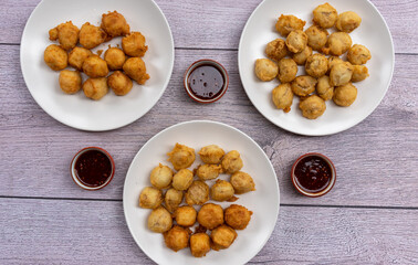 Fried and Battered Fish Tofu & Balls and Wok
