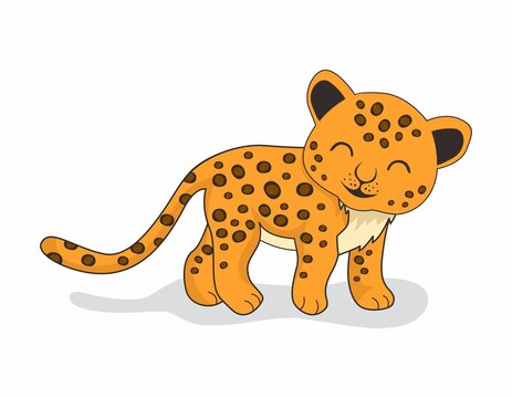Jaguar Cartoon Animals Illustration