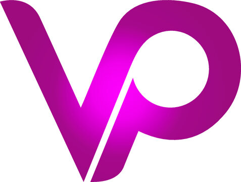 VP Logo Design, VP Letter Logo