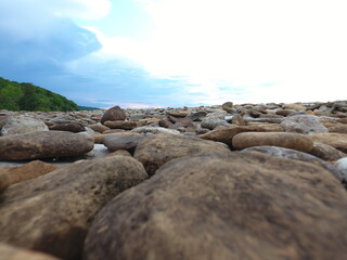 Stones on beach