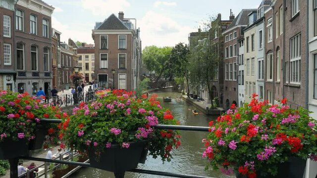 Utrecht, Netherlands, View from Bridge