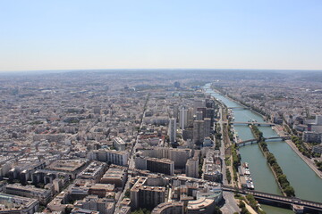 Ariel view of Paris 