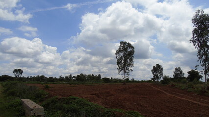 clouds over the mountains