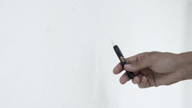Newest electronic cigarettes, heating tobacco system IQOS.