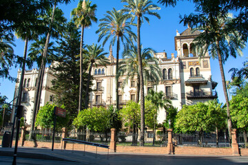 Fototapeta na wymiar Hotel Alfonso XIII / Alfonso XIII Hotel. Sevilla. Andalucía. España