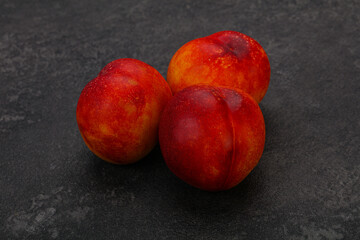 Ripe sweet tasty Nectarine fruit