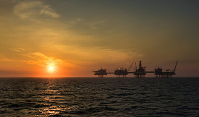 Obraz premium Sunset at 