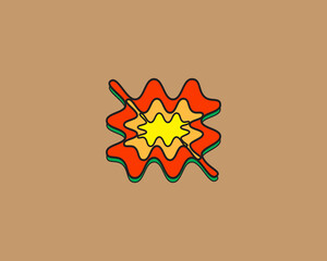 Contemporary flower. For studio or art gallery. 