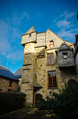 Fototapeta premium Vitré is a beautiful tourist destination in Brittany, France, with its famous castle