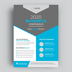Fototapeta premium Business Conference Flyer Template