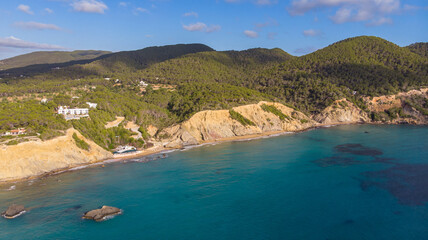 Fototapeta premium Cala Aguas Blancas Ibiza