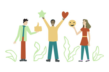 Naklejka premium Social media marketing